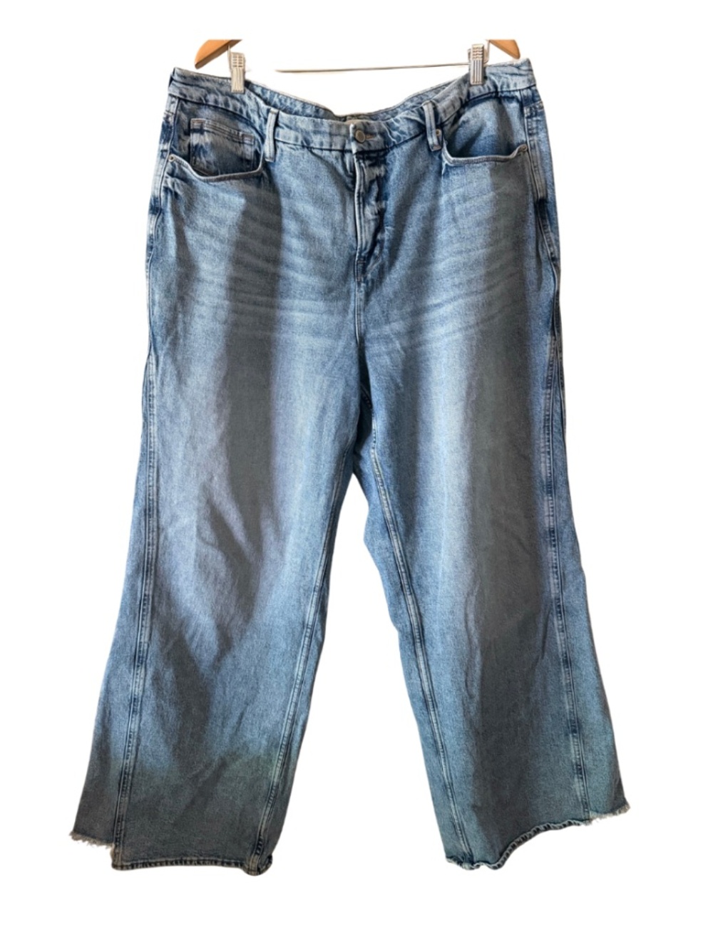 Good American Wide Leg Jeans